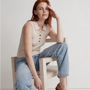 Madewell Owen Polo Sweater Tank